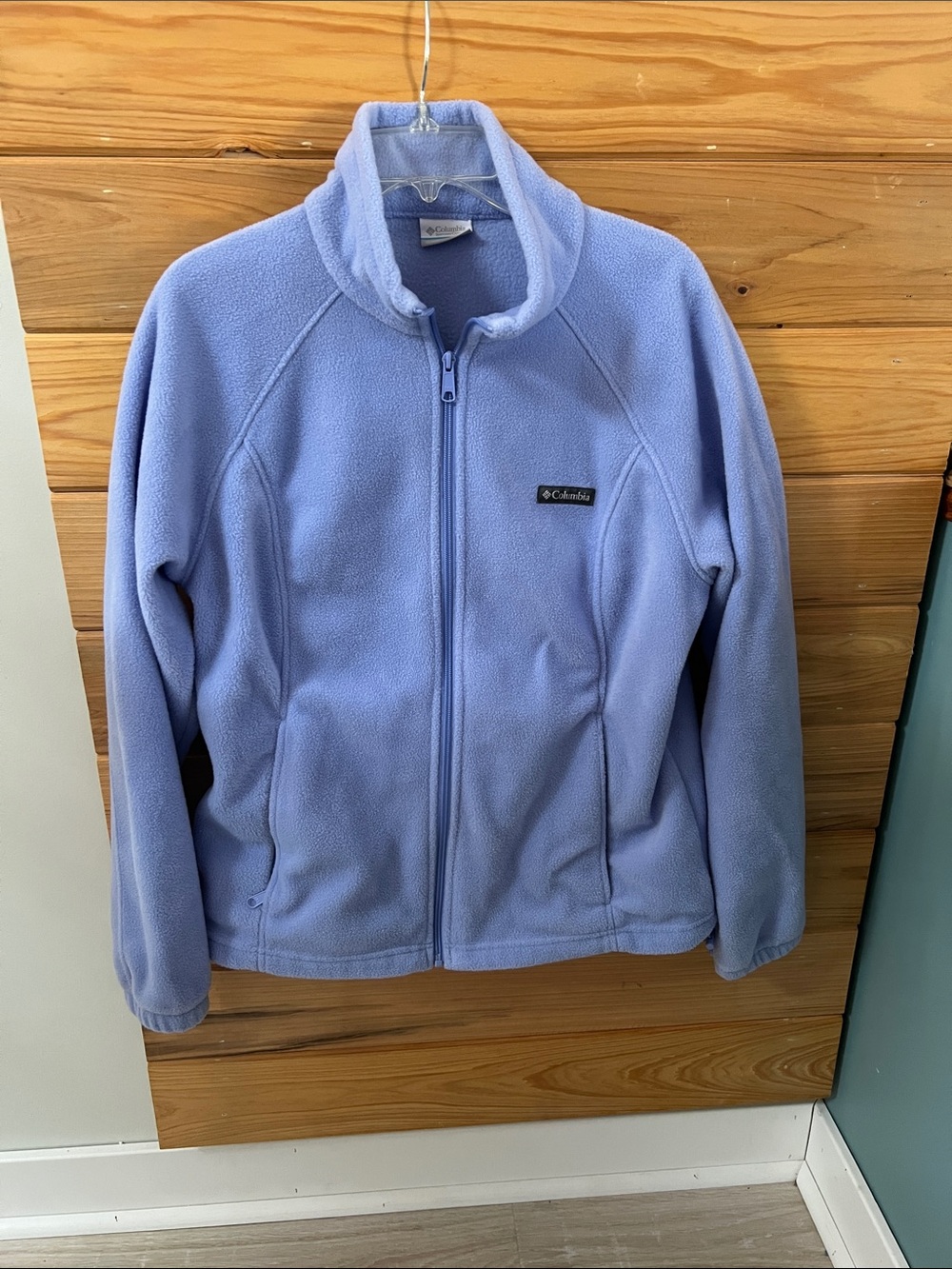 Columbia Lavender Full-Zip Fleece Jacket